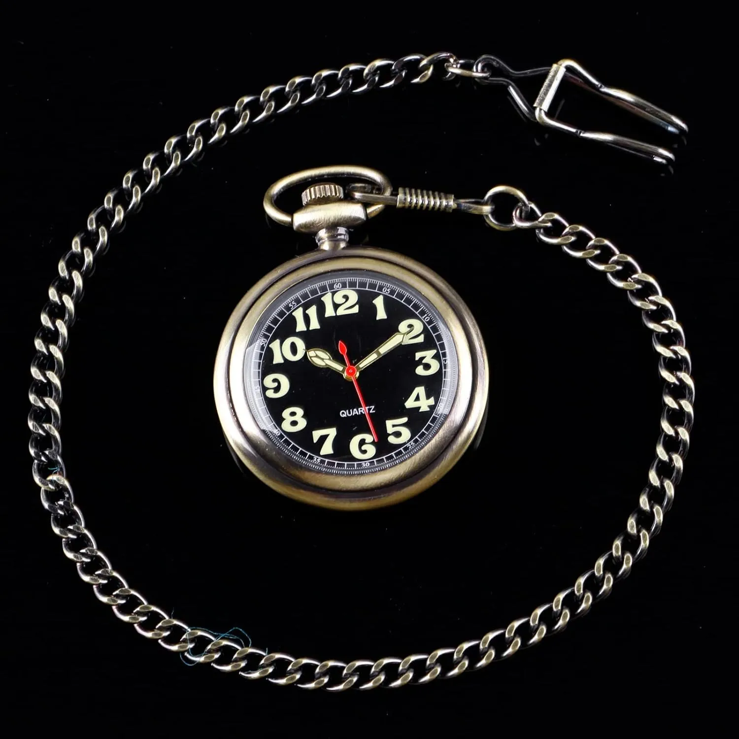 Chain for Men Classic Uncovered Men's boundary Pocket Watch, Pocket Watches with 