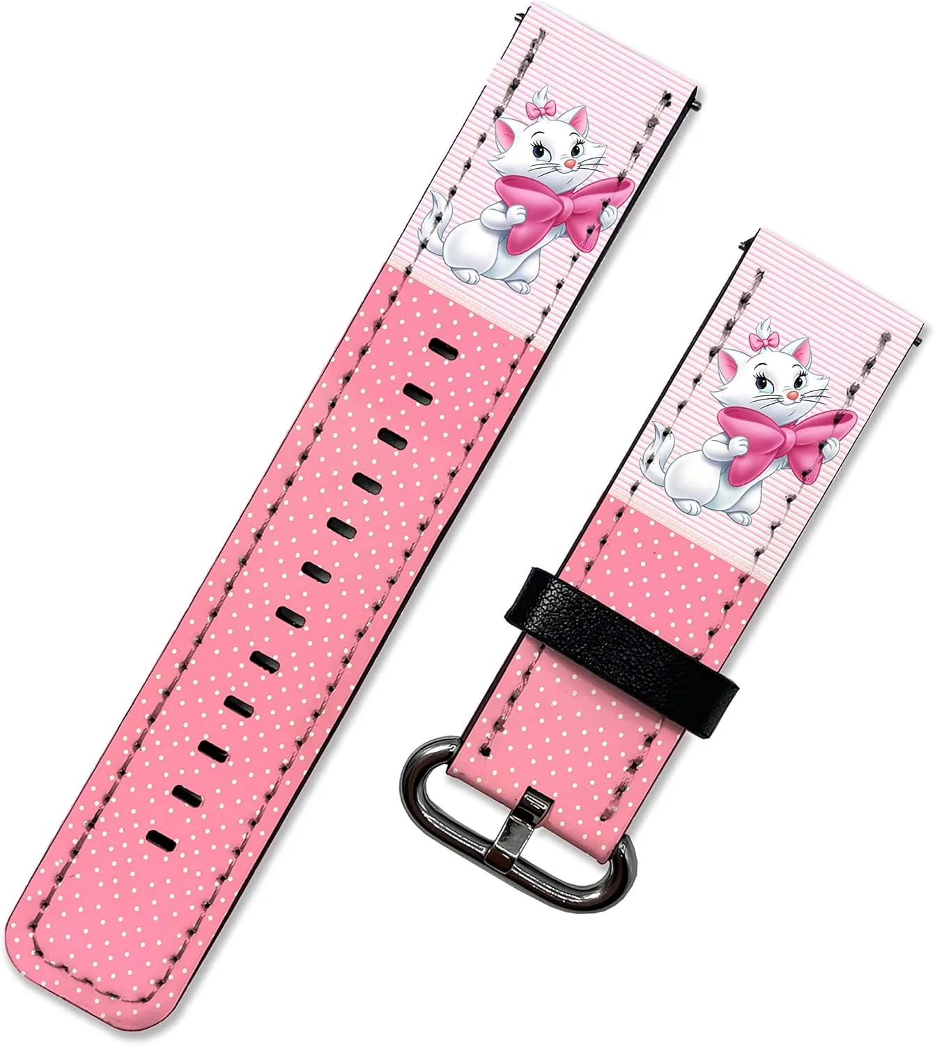 Characters leather band compatible with Samsung Galaxy Watch 5 40mm chick traffic 44mm watch5 Pro 45mm smart watches 20 mm wristband Dis005 Cartoon 