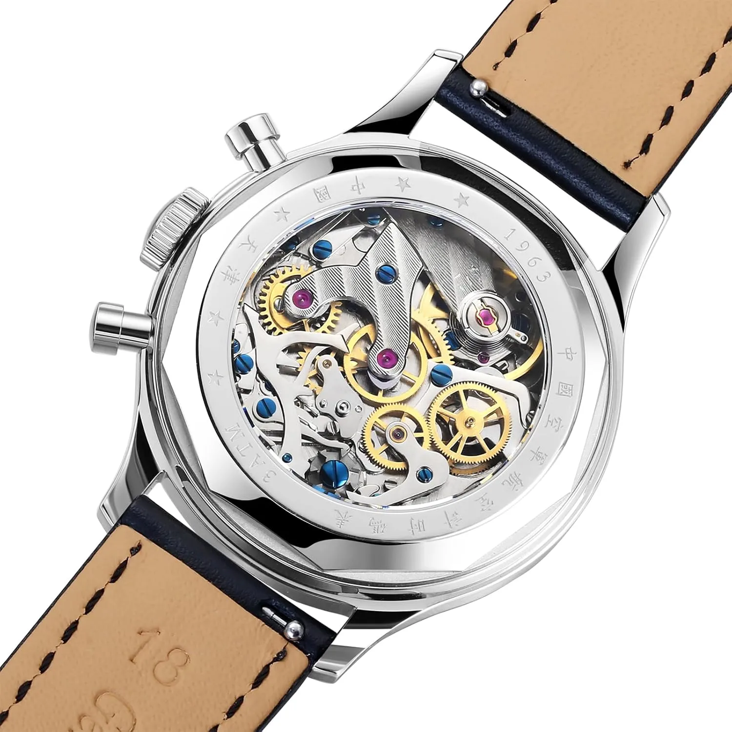 Chronograph Pilot Mechanical Watch, mural so-called housewares Monroe teacher bliss Manual Winding, GD 1963 International Edition, ST1901 Men's Mechanical Wristwatch, Seagull 1963 Aviation 