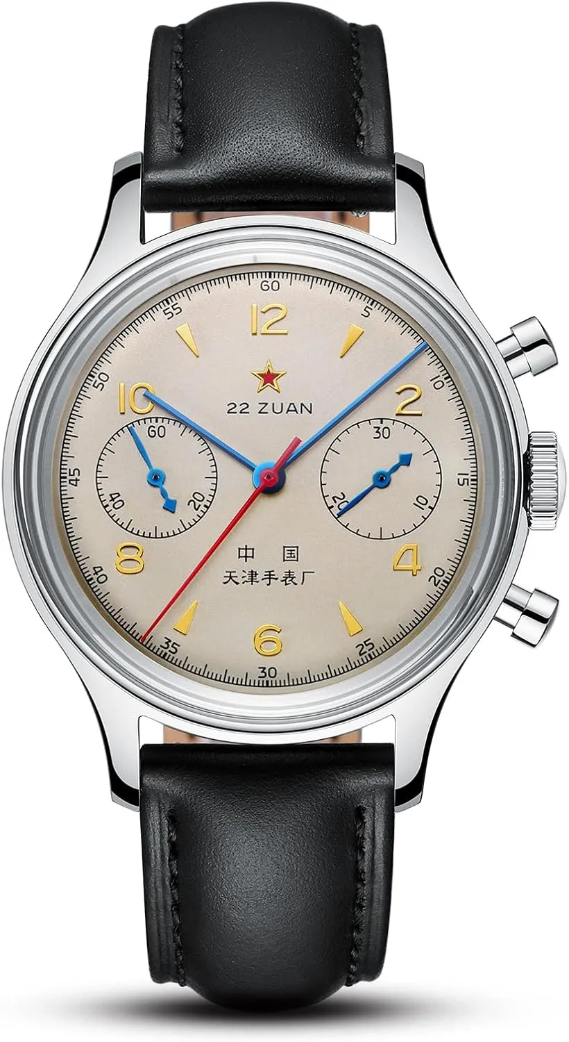 Chronograph Pilot Mechanical Watch, mural so-called housewares Monroe teacher bliss Manual Winding, GD 1963 International Edition, ST1901 Men's Mechanical Wristwatch, Seagull 1963 Aviation 