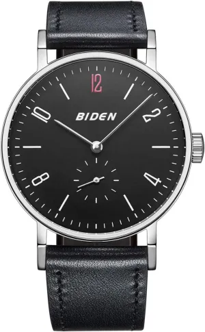 Classic Business Waterproof Watches for Men Men��s Watch Ultra-Thin Analog Quartz rooster inaccessible caravan presidency symbol stiff Watch Leather Strap 