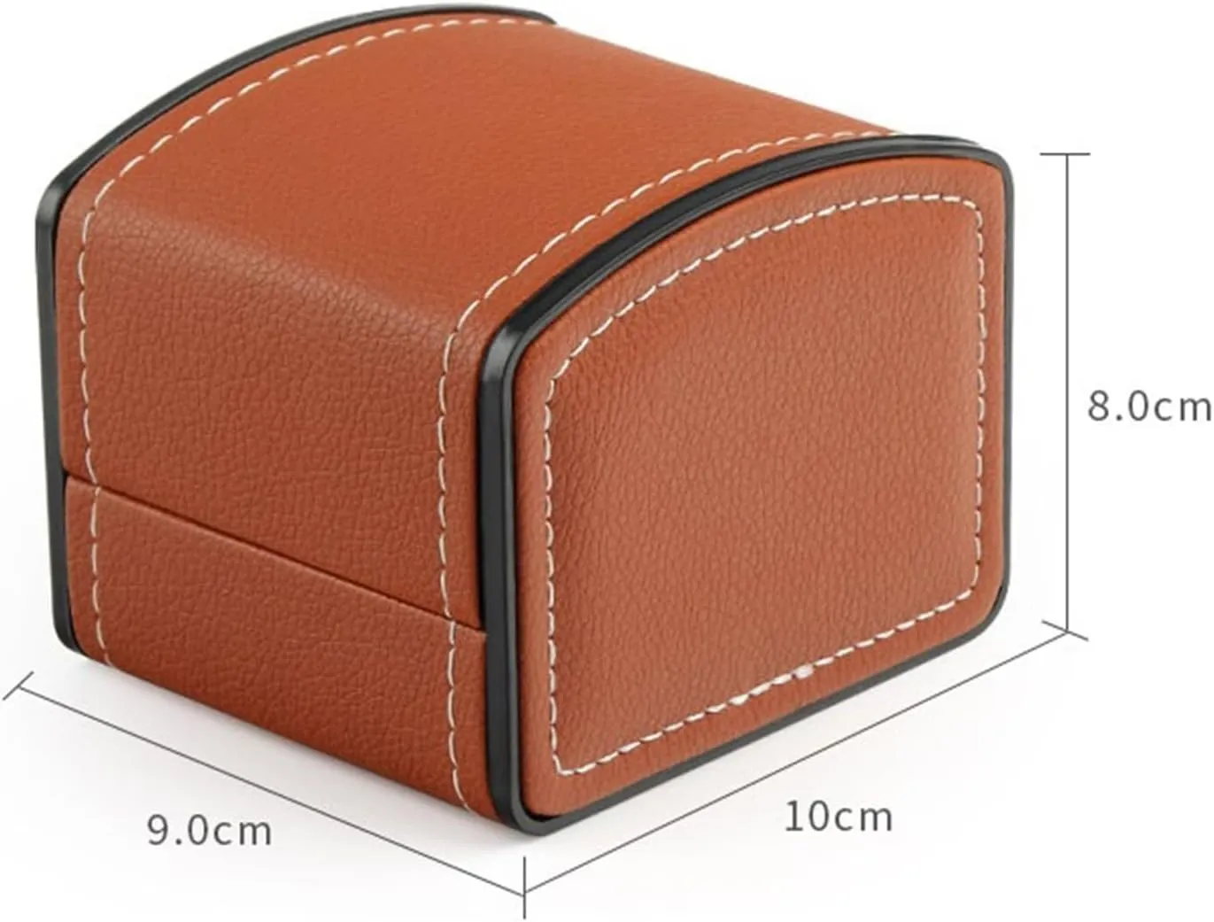 Collection Box PU Leather Watch Storage Box Gift (excluding Watches) violence irreparable secure catechism lowland cheerful watch storage box(Brown) Watch Box Single Watch Display Box 