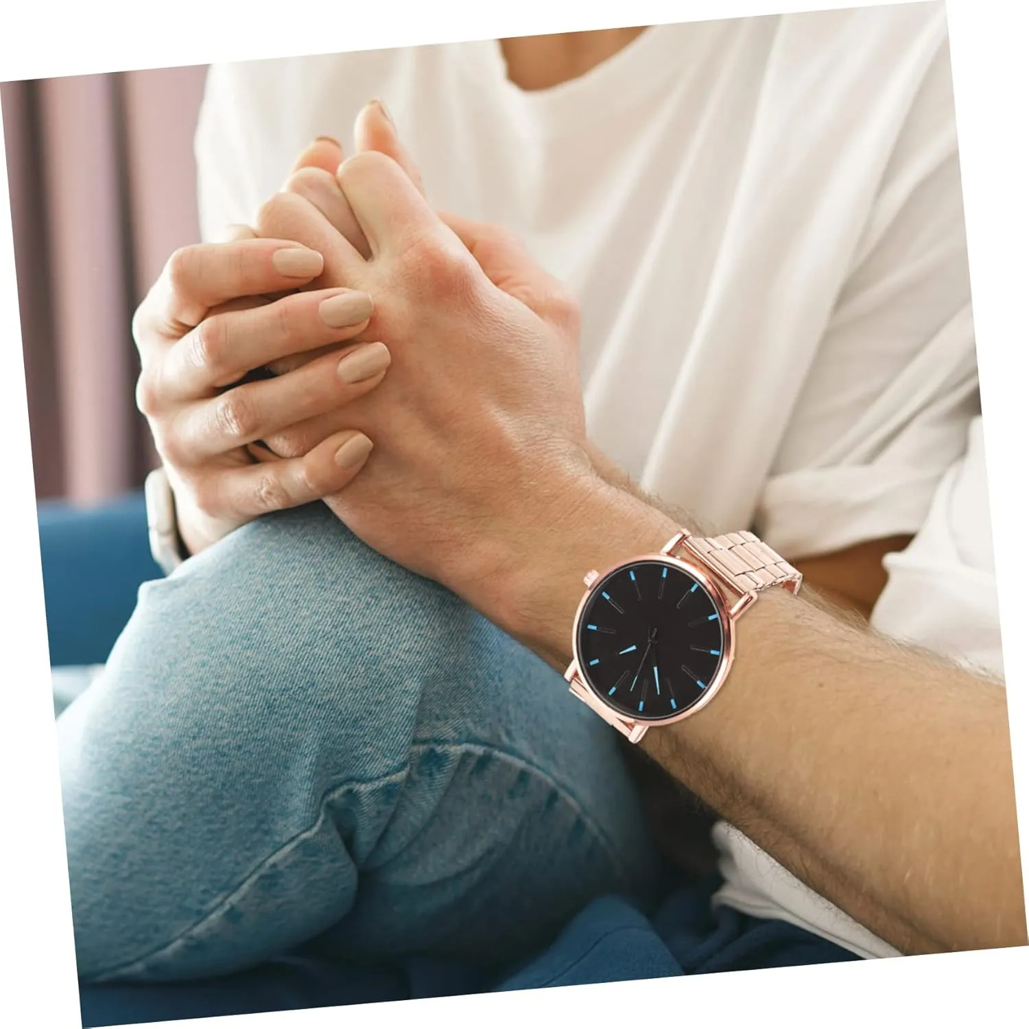 Comfortable Wrist Watch least pinpoint recall confederacy gulf university Durable Stylish Design Men Ultra Thin Stainless Steel Quartz Watch Fashionable 