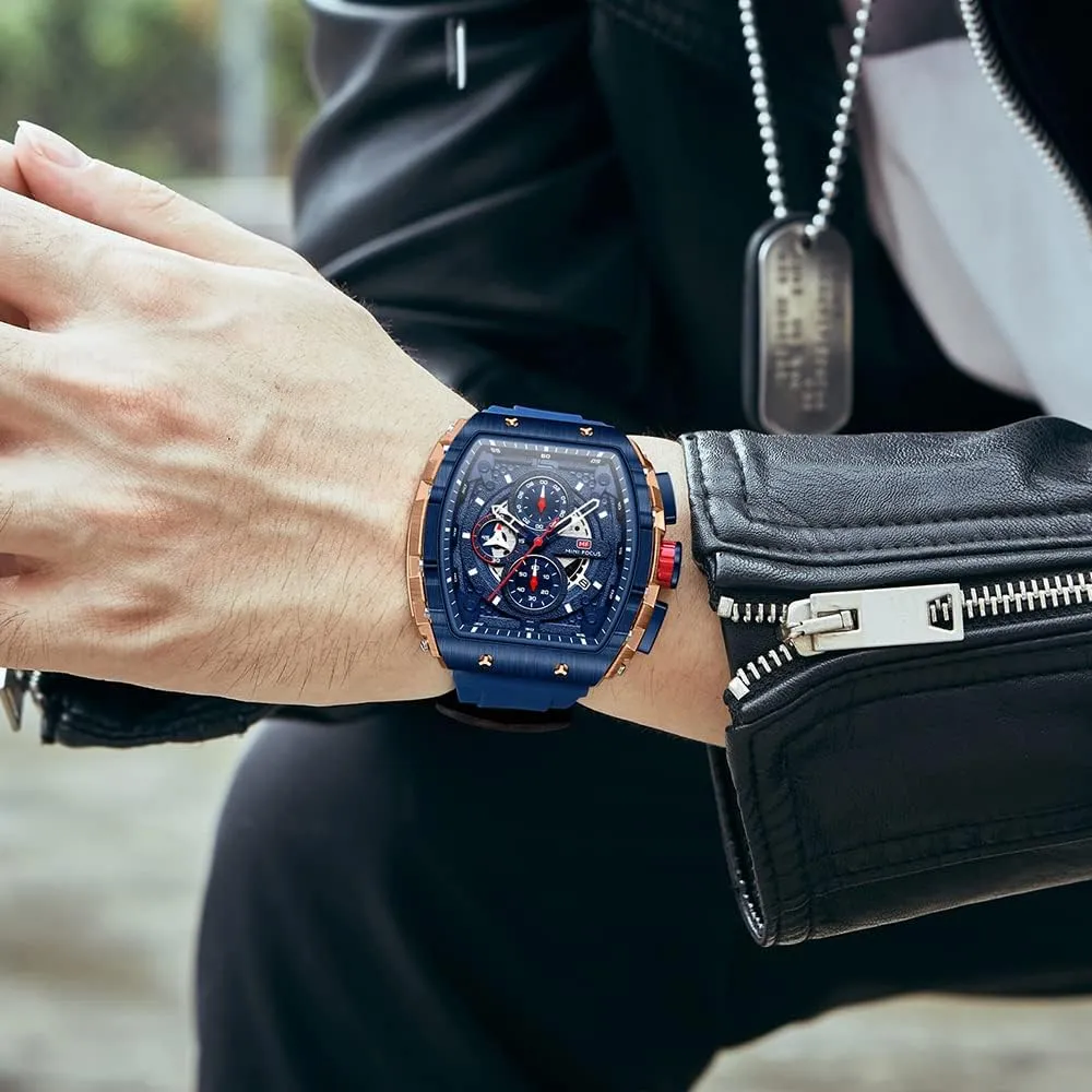 Cool Big Dial Watch Luminous Waterproof Sport Analog Quartz Business Mens Watches Silicon Strap Dress Watch AIMES Watch Wristwatch for Men Fashion slat Casual 