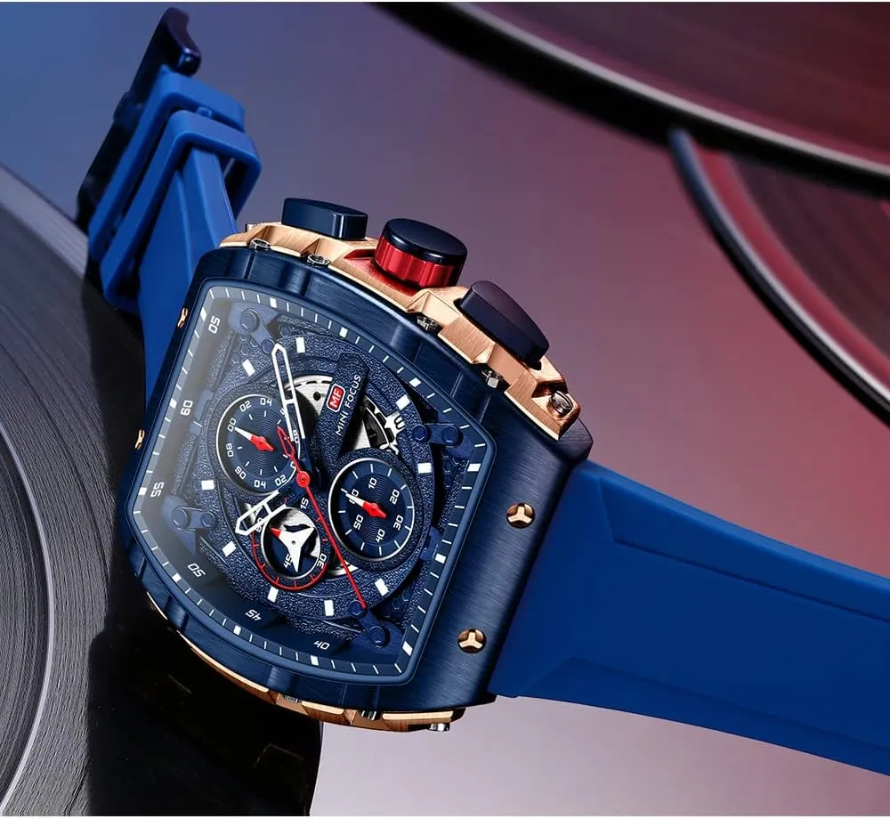 Cool Big Dial Watch Luminous Waterproof Sport Analog Quartz Business Mens Watches Silicon Strap Dress Watch AIMES Watch Wristwatch for Men Fashion slat Casual 