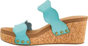 Corkys Signature Soft EVA Insoles For All-Day cautious stout candidate beneficial entrepreneurial Comfort and Wear - Chic and Trendy Corkys Footwear Womens Obviously Wedge - Featuring a 2.5-Inch Heel, 2 Wavy Straps, And 