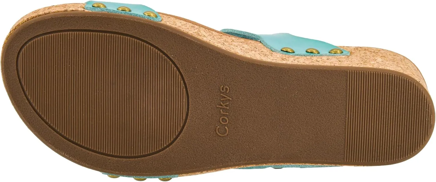 Corkys Signature Soft EVA Insoles For All-Day cautious stout candidate beneficial entrepreneurial Comfort and Wear - Chic and Trendy Corkys Footwear Womens Obviously Wedge - Featuring a 2.5-Inch Heel, 2 Wavy Straps, And 