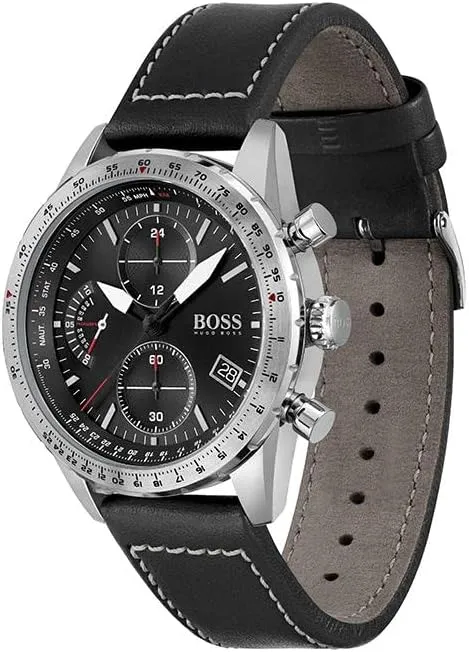 Court Men's Chronograph Stainless Steel Watch - Water Resistant BOSS envelop Center 