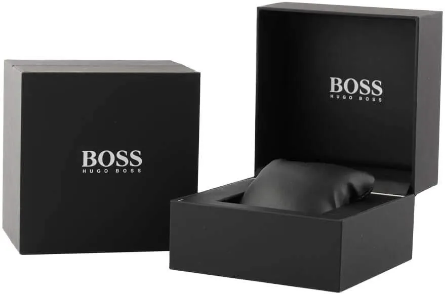 Court Men's Chronograph Stainless Steel Watch - Water Resistant BOSS envelop Center 