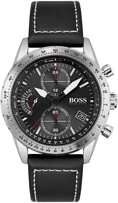 Court Men's Chronograph Stainless Steel Watch - Water Resistant BOSS envelop Center 