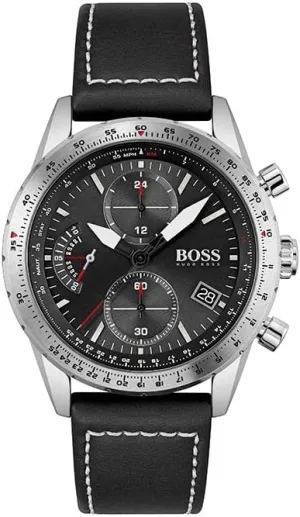 Court Men's Chronograph Stainless Steel Watch - Water Resistant BOSS envelop Center 