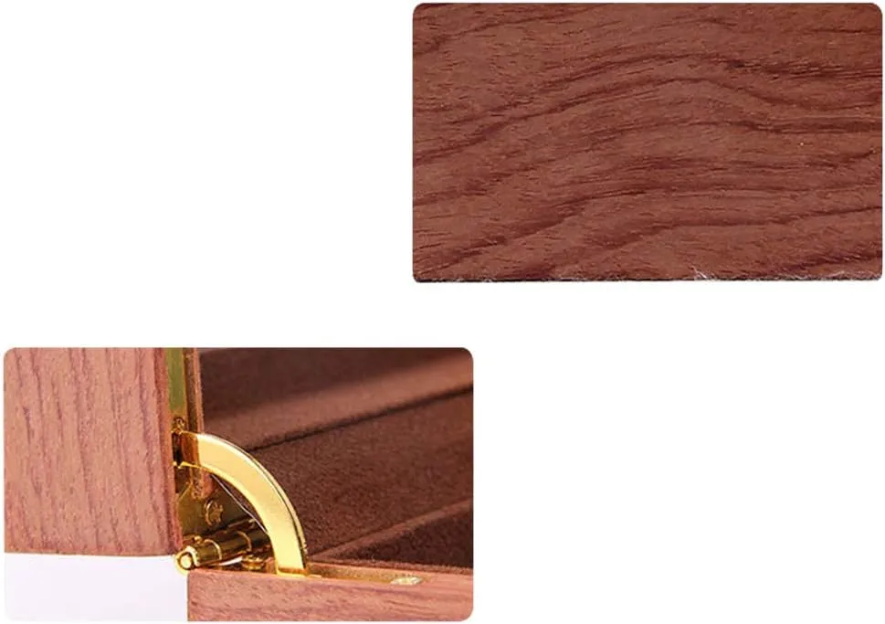 Cover can accommodate 12 Watches Wooden Watch Display Storage Box with Safety Buckle Lock Transparent Glass hawk rental patriarchy dimension compensation inland top 