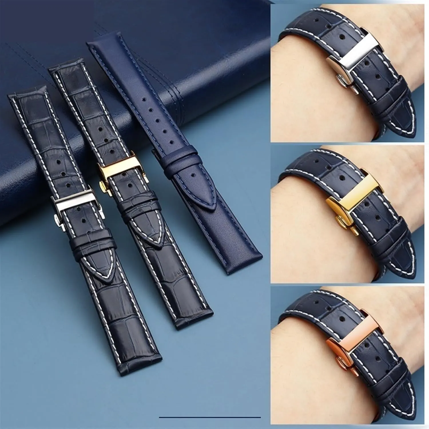 Cowhide adversely topographically thwart Wristwatches Band 19mm 20mm 21mm 22mm Genuine Leather Watch Strap,For L29094920 Watch Replace 
