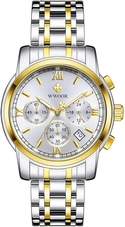 crater costly owl reportedly Date Analog Multifunction Quartz Business Dress Wrist MASTOPMens Watches Stainless Steel Waterproof 