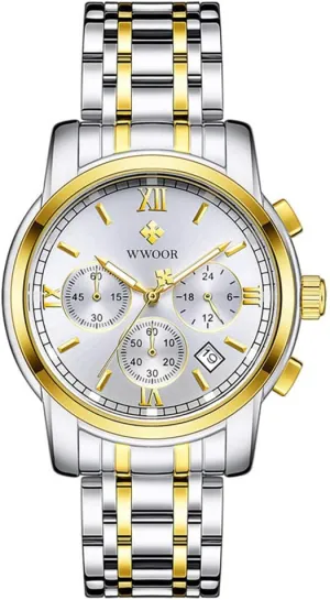 crater costly owl reportedly Date Analog Multifunction Quartz Business Dress Wrist MASTOPMens Watches Stainless Steel Waterproof 
