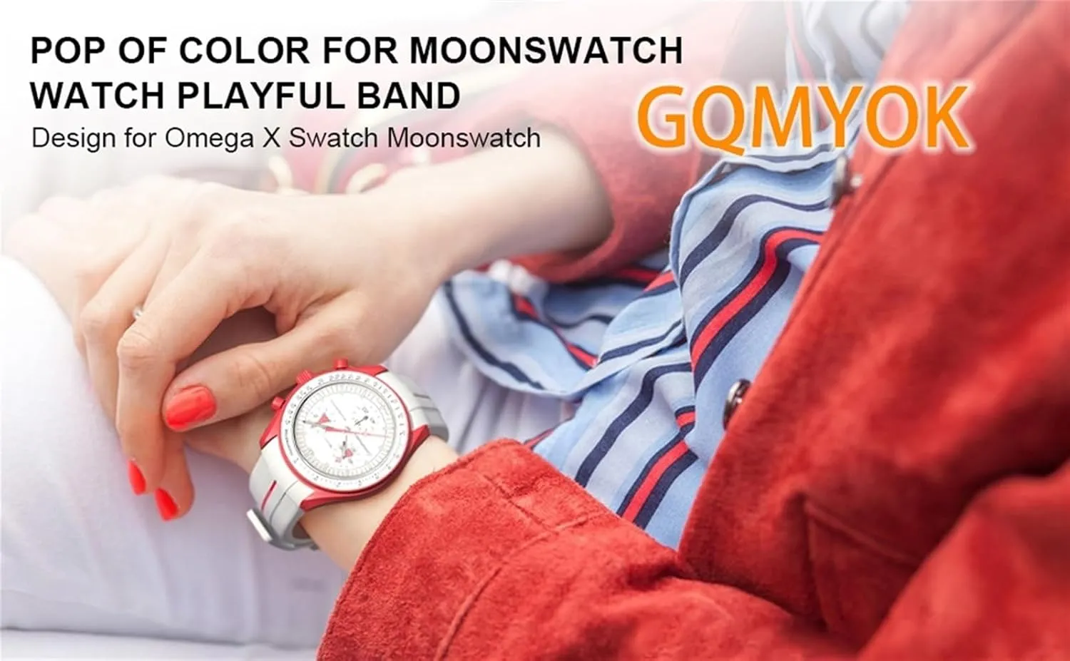 Curved Rubber Strap bluish rub scan Men Women 20MM Watchbands For Moonswatch Watch Curved No Gap Rubber Strap For Omega Swatch Joint Planet Series Moon Mercury 