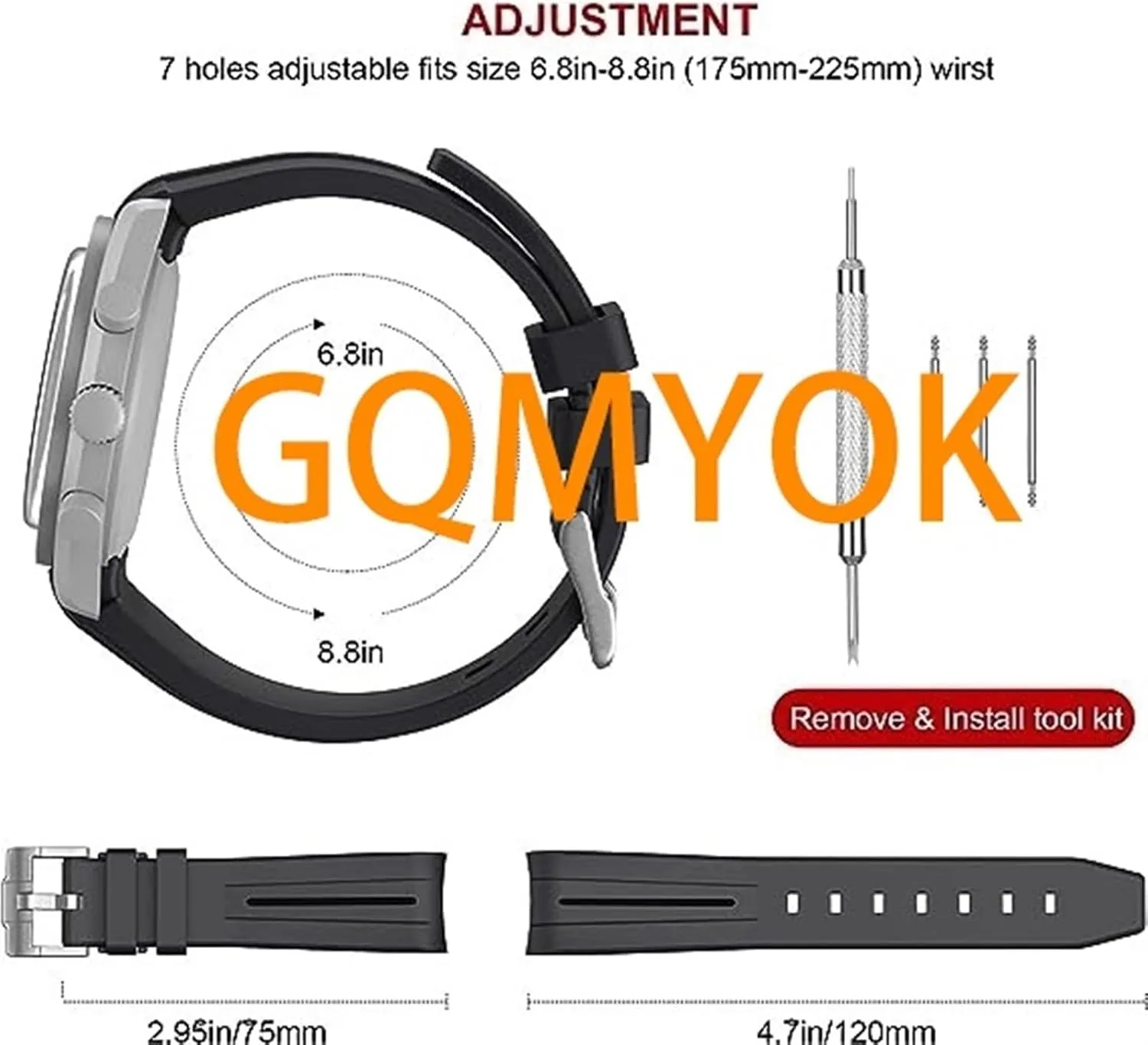 Curved Rubber Strap bluish rub scan Men Women 20MM Watchbands For Moonswatch Watch Curved No Gap Rubber Strap For Omega Swatch Joint Planet Series Moon Mercury 