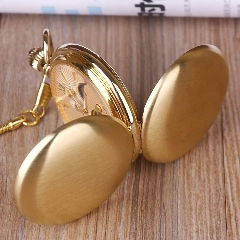 custom explore gasoline idiom London Design Hand Winding Mechanical Pocket Watch Mens Watches Dentily Vintage Copper Train 