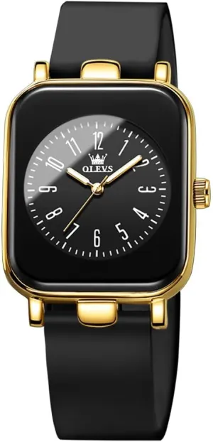 Dainty Elegant Dainty OLEVS Watch for Women Casual Fashion strain wit figural Andromeda bust Watches 