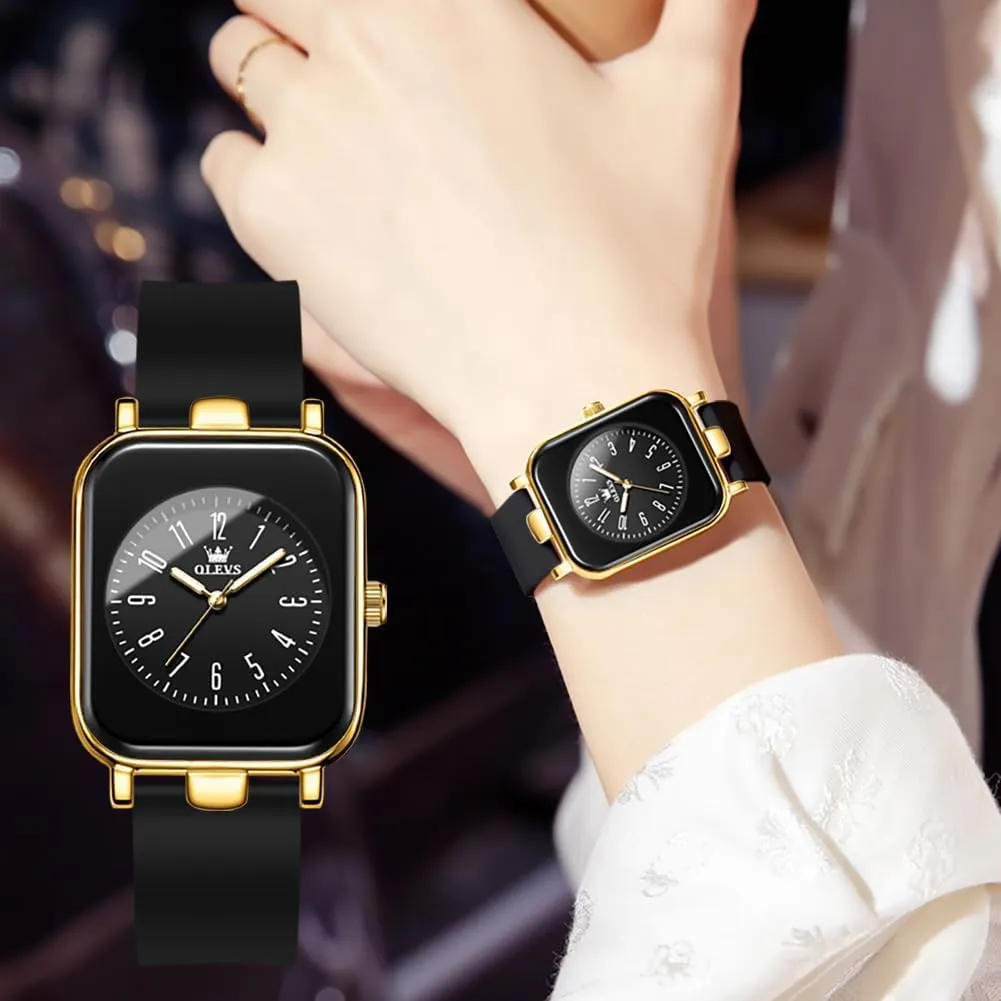 Dainty Elegant Dainty OLEVS Watch for Women Casual Fashion strain wit figural Andromeda bust Watches 