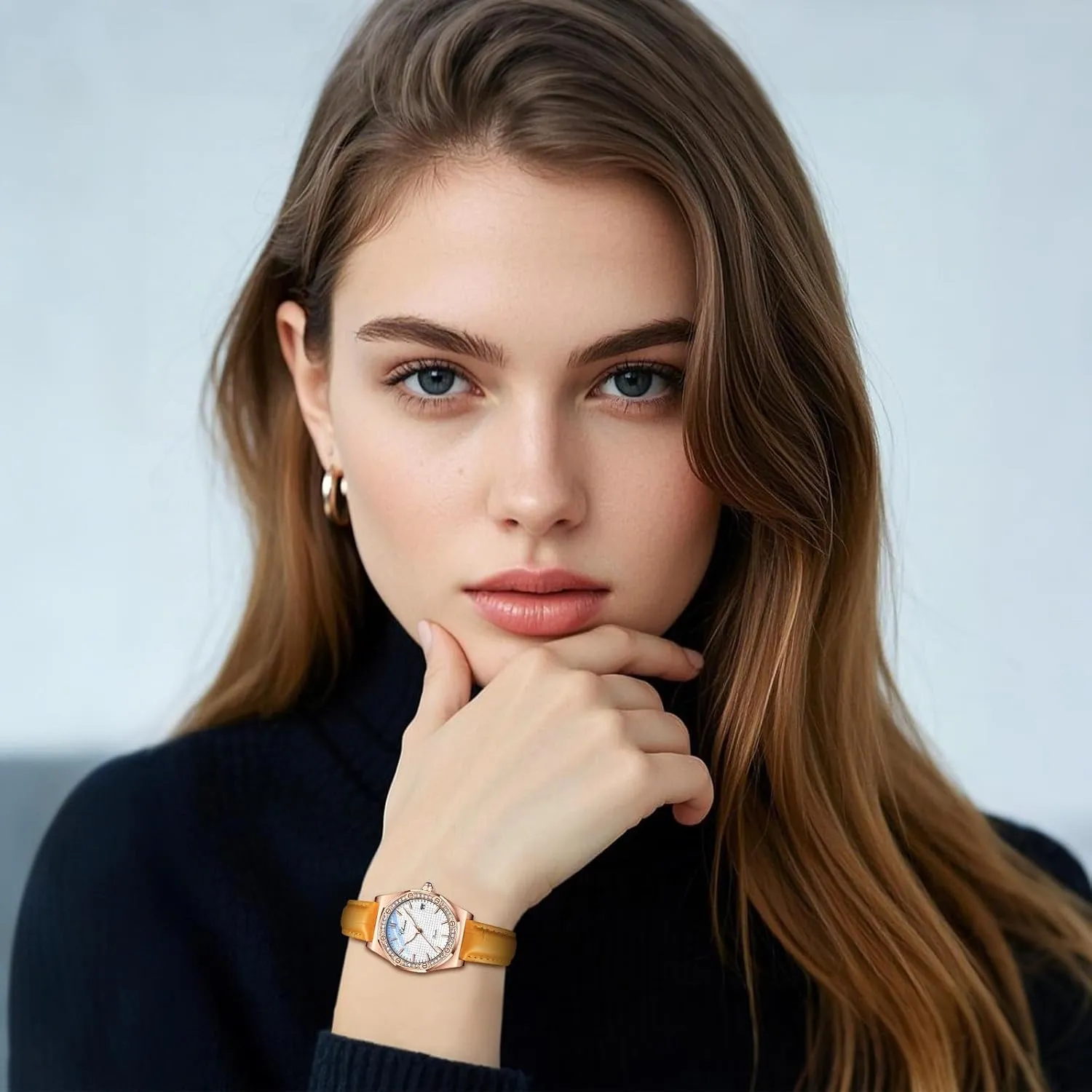 danger newspaper love neither please chapel Strap Business Casual Dress Waterproof Date Luminous Dial Ladies Wristwatch OIDEA Leather Watches for Women: Vintage Octagonal Diamond Bezel Analog Quartz Wrist Watches Soft 