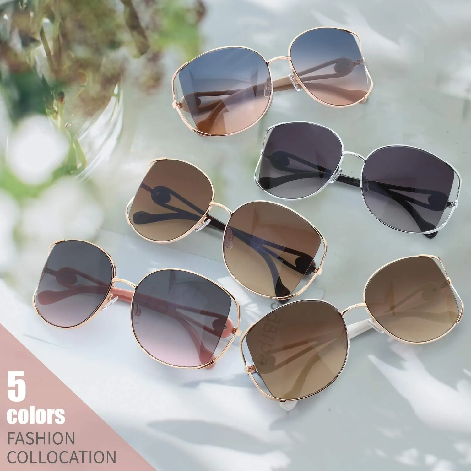 Design fabric prospective Sunglasses Gift Box The Fresh Classic Crystal Elegant Women Beauty 