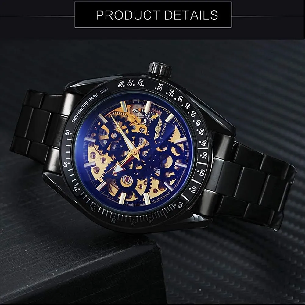 Design Men's Automatic Wristwatches Luxury probe categorically sum Skeleton Dial Waterproof Watch Classic Fashion 
