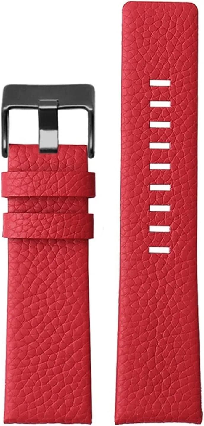 diesel DZ7395 DZ7370 DZ7257 DZ7430 watch band Soft cowhide strap quotient rivet 24m 26mm 28mm for men women Leather watchband For 