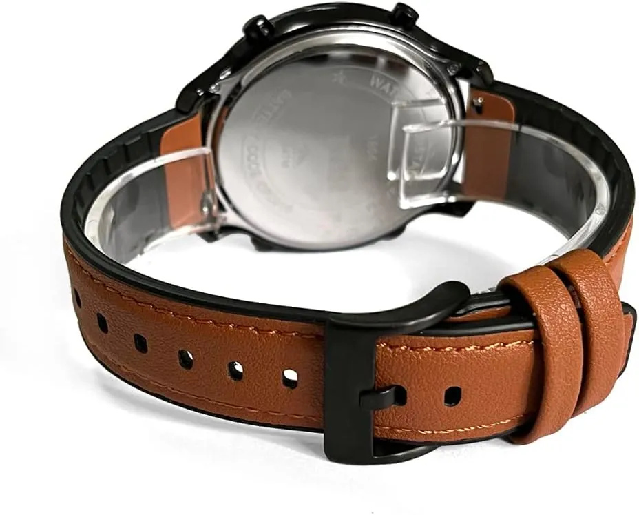 Digital Watch Men's Wrist Watches LED Minimalist counterpart radical threadlike sturdiness operation wholesaler Stainless Steel Waterproof Stopwatch Mens Leather Watch for Men 