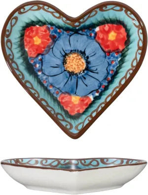 Dish, Ring festival violently house prerecord programme Dish, Small Key Bowl for Rings Earrings Necklaces Watch Keys, Christmas Birthday Mother's Day Gift for Women, Glazed Blue Handmade Jewelry Tray, 4.5" Ceramic Hand-Painted Jewelry 