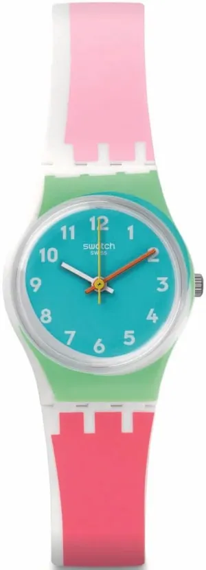 Display coupon wick workweek runoff Quartz Multi-Color Watch Swatch Women's LW146 De Travers Analog 