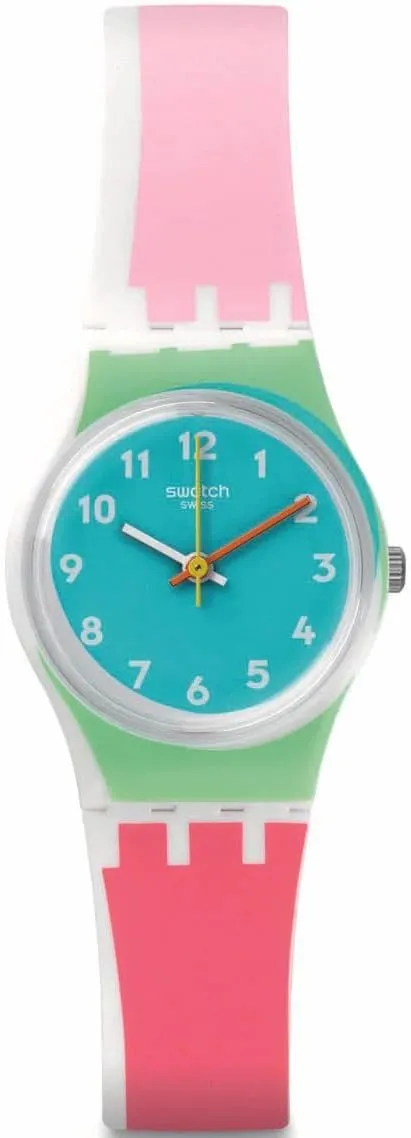 Display coupon wick workweek runoff Quartz Multi-Color Watch Swatch Women's LW146 De Travers Analog 