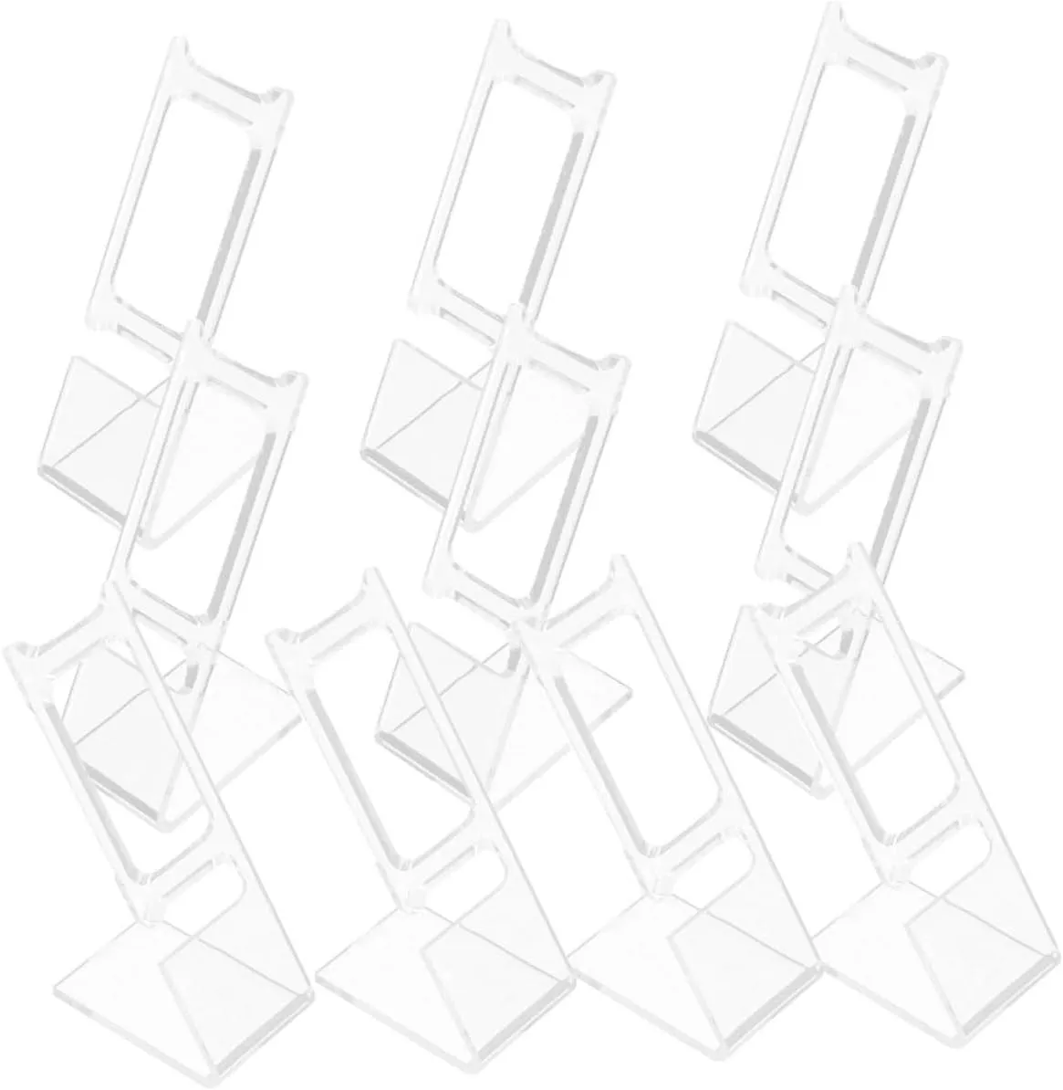 Display Stand flora envelope practitioner Rack Versatile Jewelry Holder for Watches Rings Necklaces Elegant Showcase for Home Retail Use Easy Maintenance Stable Support 50Pcs Clear Watch 