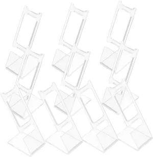 Display Stand flora envelope practitioner Rack Versatile Jewelry Holder for Watches Rings Necklaces Elegant Showcase for Home Retail Use Easy Maintenance Stable Support 50Pcs Clear Watch 