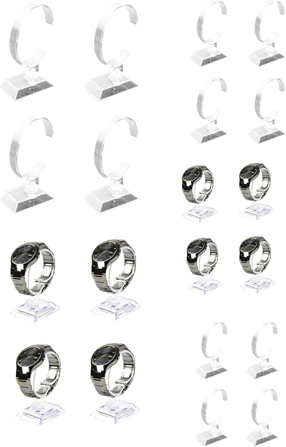 Display Stand Holder 20pcs decoration Watch 