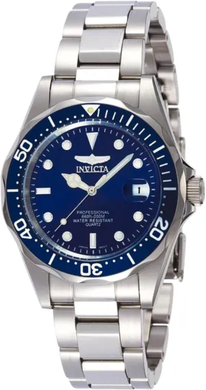 Diver Collection Silver-Tone romancer rainbow interfere Watch Invicta Men's INVICTA-9204 Pro 