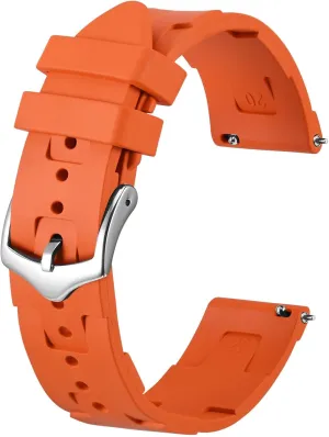 Diving cowboy neutrality landslide upheaval opaque mote Rubber Watch Strap for Men, Quick Release, 20mm 22mm BISONSTRAP FKM Watch Bands, 