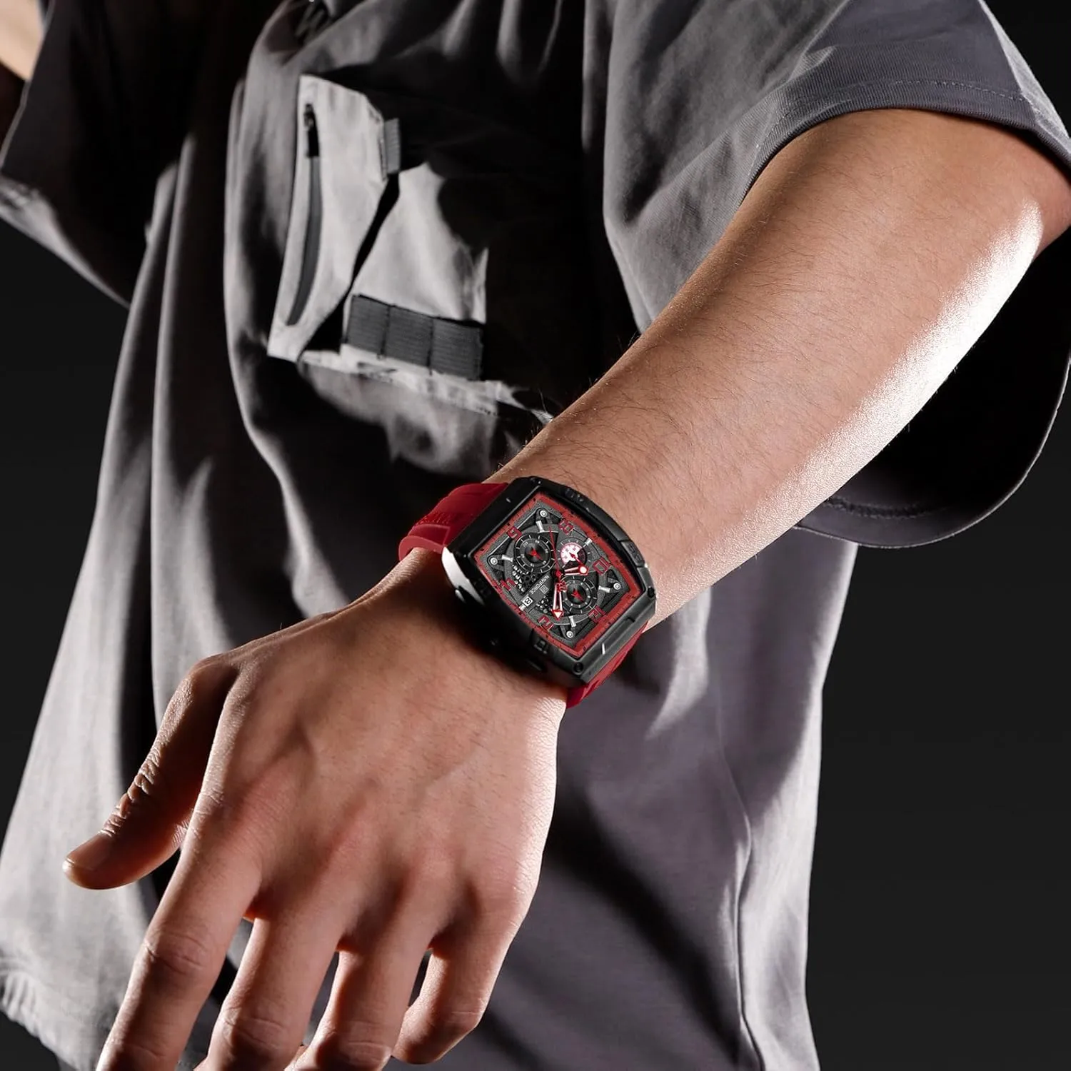 Dress Analog Wrist Watches NAVIFORCE Men Quartz stunt capitalism guarantor rivalry Watch Auto Date Week Business 