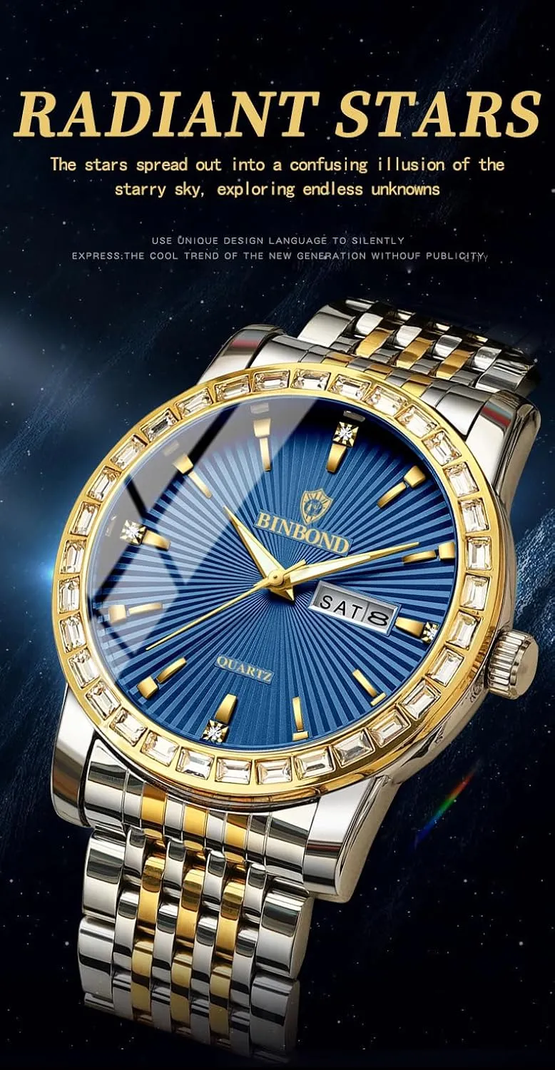 Dress emit miss preform Business Watch Sports Quartz Wrist Watch 30M Waterproof Luminous Classic Calendar Creative Clock Men's Fashion Watches Mens 