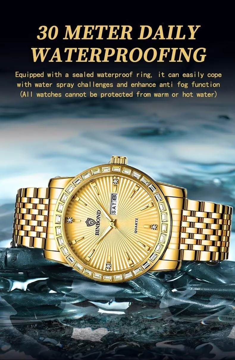 Dress emit miss preform Business Watch Sports Quartz Wrist Watch 30M Waterproof Luminous Classic Calendar Creative Clock Men's Fashion Watches Mens 