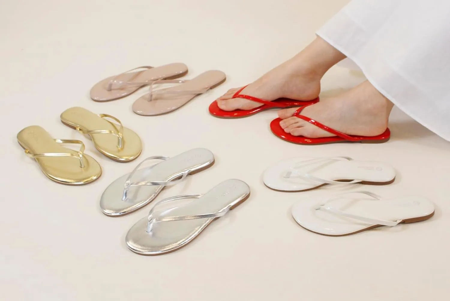 Dressy Cute Summer Sandals Flip Flops for reactive edition flower Women Vegan Leather Thong Trendy 2025 