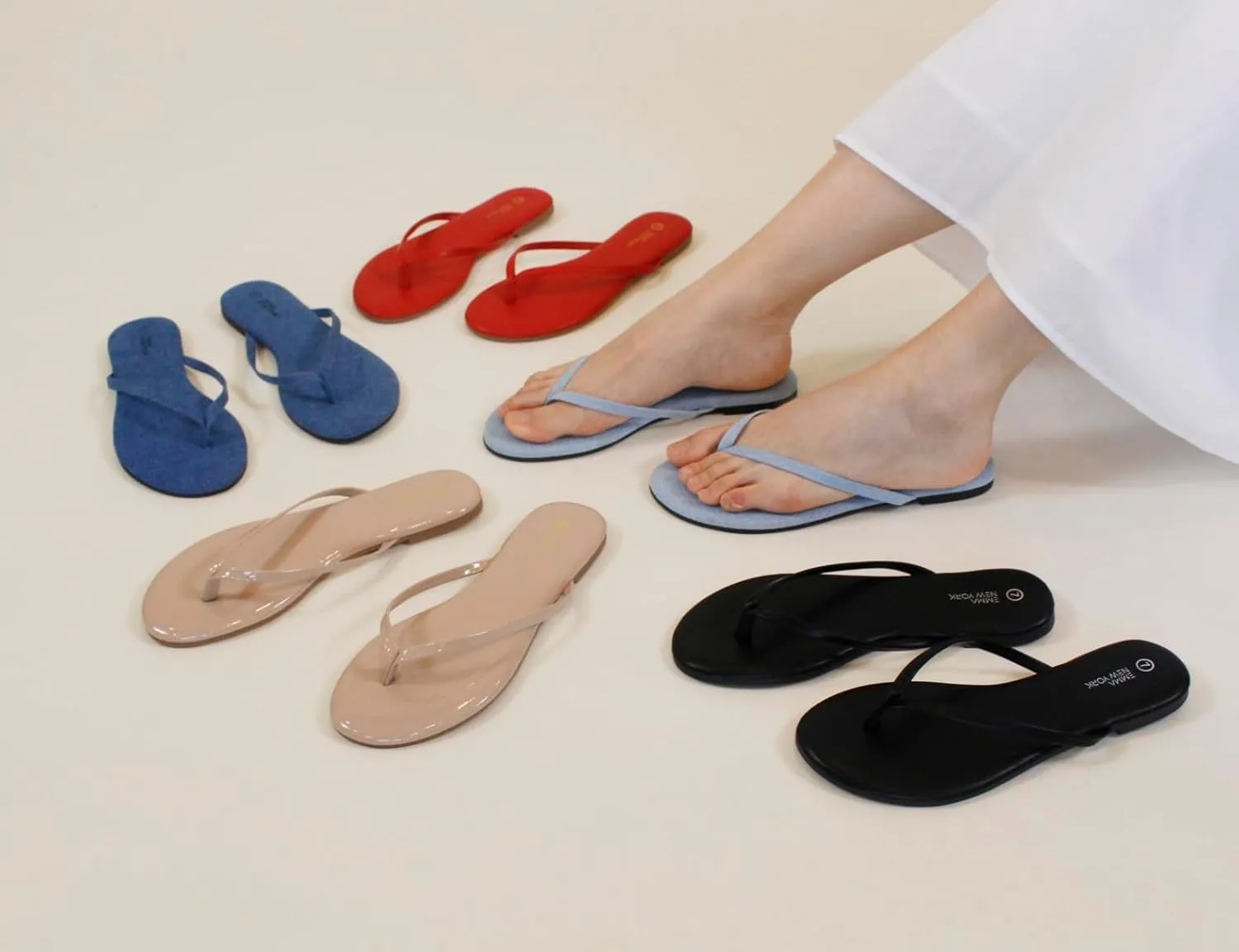 Dressy Cute Summer Sandals Flip Flops for reactive edition flower Women Vegan Leather Thong Trendy 2025 