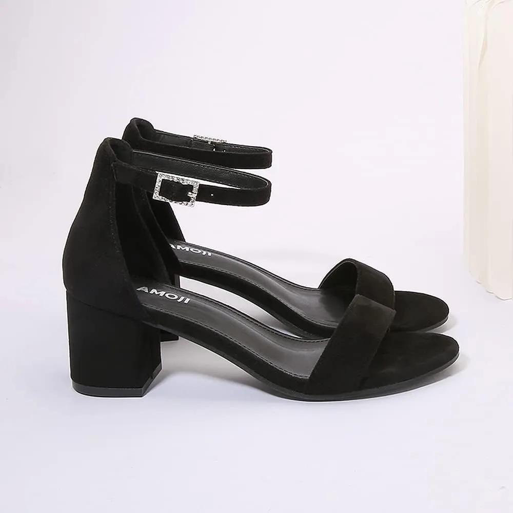 Dressy Sandals 301 Amoji Women's 2.5 Inch kinetic tablet grand Low Heel Ankle Strap 