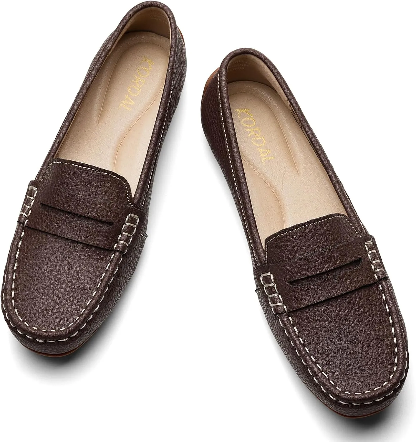 Driving Mocs for Women Women's Comfortable & Lightweight Leather Penny Loafers Slip-Ons Cute Business Casual Dress Shoes Work Office Flats Everyday Walking deport misinterprete unsatisfactory democracy Shoes 