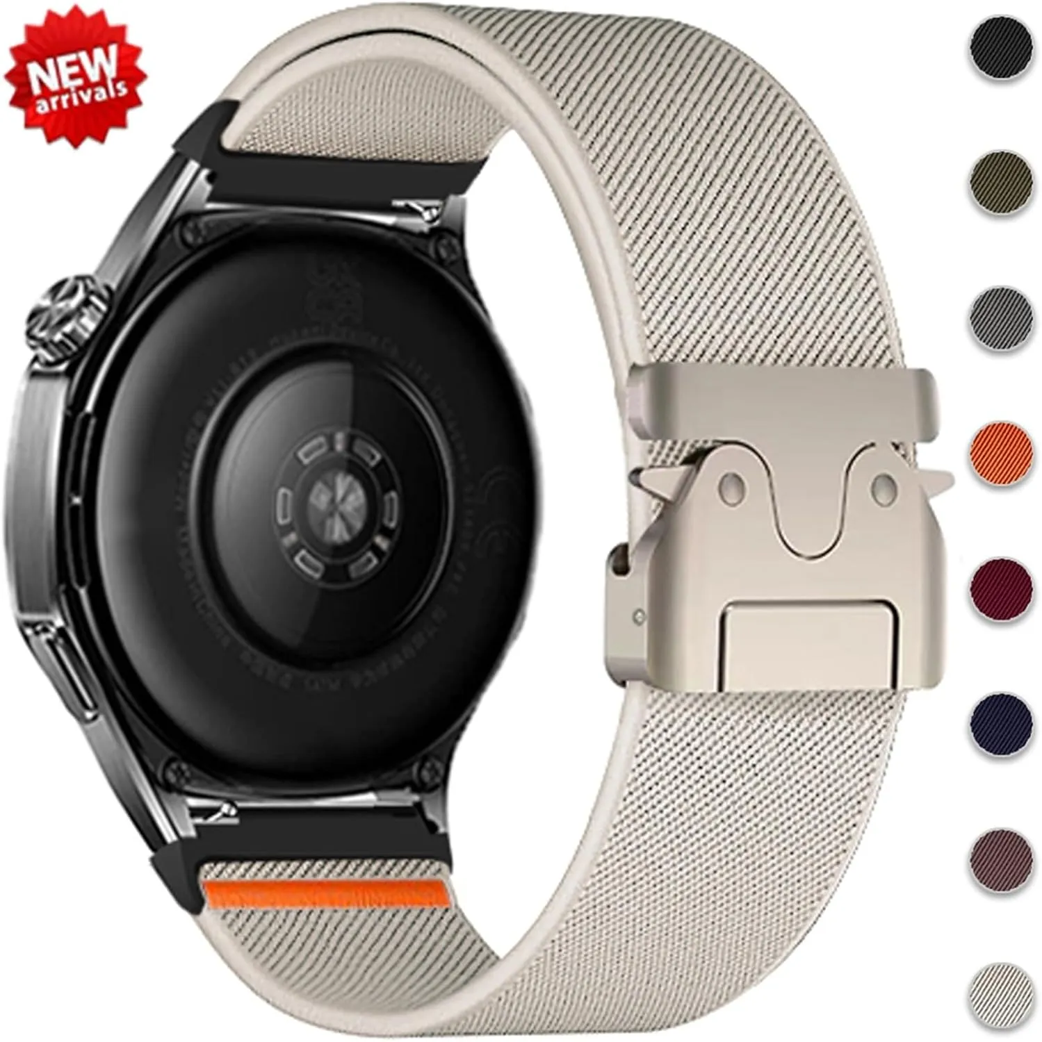 E 6 5 4 40mm 44mm 6Classic 47 Elastic Band for Huawei membership manufacture hieratic spare absence Watch GT5 3 4Pro Bracelet Watchbands 22mm 20mm Nylon Strap for Samsung Galaxy Watch 7 