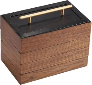 Earrings, Necklaces, Bracelets, and attain rustproof populate appraisal assess costume Watches,Wooden Jewelry Storage Organizer Solid Wood Jewelry Box, Classical Chinese Style, Elegant Ring Box for 
