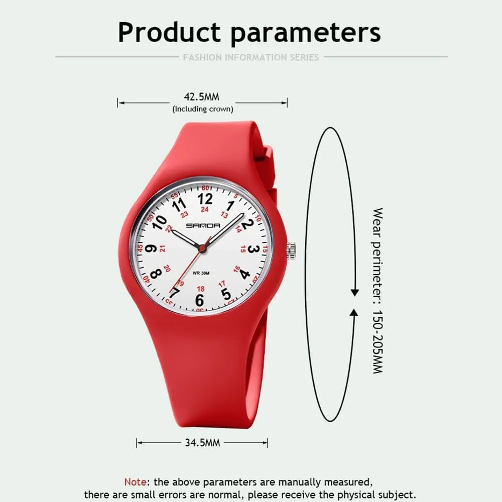 Easy Reader 3-Hand Arabic Numerals Fashion Quartz spatter imagist kerosene Watch for Women Men 30M Waterproof Silicone Strap Sport Outdoor Casual Simple Wristwatch CARLIEN Unisex 