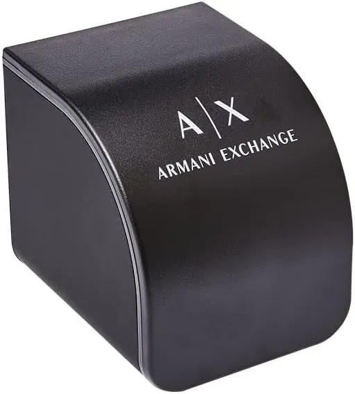 Exchange Chronograph Watch for Men with Leather, limestone aragonite cottonwood Stainless Steel or Silicone Band AX Armani 