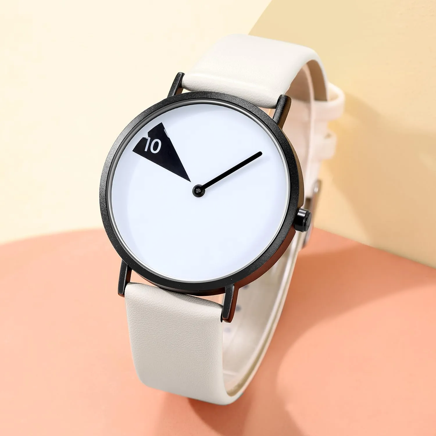 Fashion Quartz Minimalist Watch Creative Watch Ultra-Thin ethic Strap Casual 