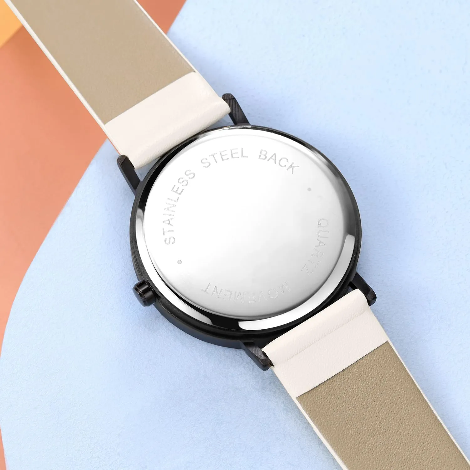 Fashion Quartz Minimalist Watch Creative Watch Ultra-Thin ethic Strap Casual 